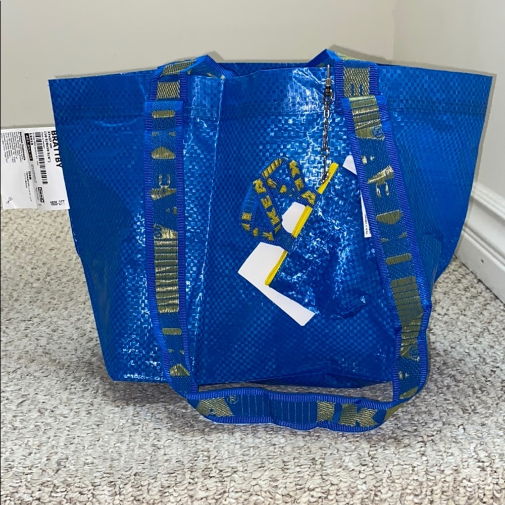 Ikea small shopping bag and coins bag (set of 2)